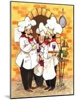 Wine Chefs-Jerianne Van Dijk-Mounted Art Print