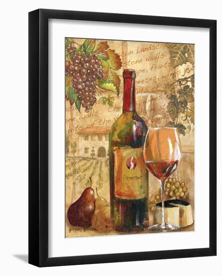 Wine Collage I-Gregory Gorham-Framed Art Print