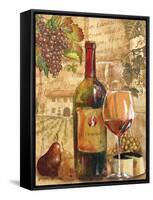 Wine Collage I-Gregory Gorham-Framed Stretched Canvas