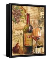 Wine Collage I-Gregory Gorham-Framed Stretched Canvas