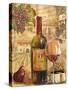 Wine Collage I-Gregory Gorham-Stretched Canvas