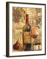 Wine Collage I-Gregory Gorham-Framed Art Print