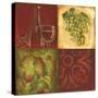 Wine Collage I-Gregory Gorham-Stretched Canvas