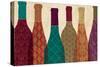 Wine Collage I-Veronique Charron-Stretched Canvas
