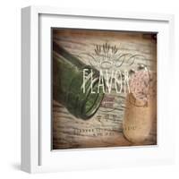 Wine Collage II-Pela Studio-Framed Art Print