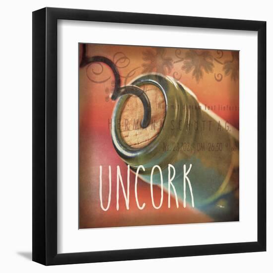 Wine Collage IX-Pela Studio-Framed Art Print