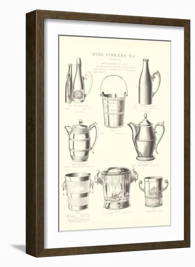 Wine Coolers, Ice Buckets, Pitchers-null-Framed Art Print