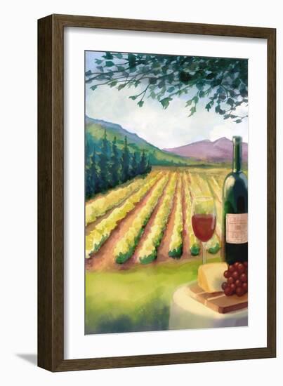 Wine Country and Vineyard-Lantern Press-Framed Art Print