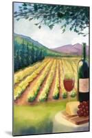 Wine Country and Vineyard-Lantern Press-Mounted Art Print