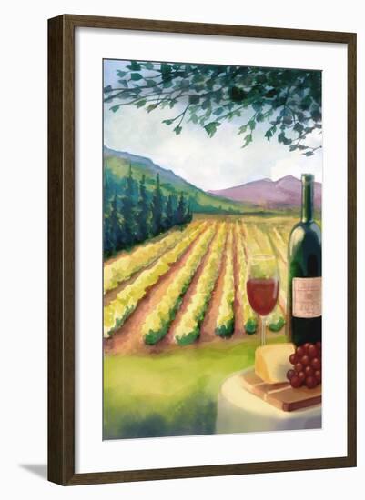 Wine Country and Vineyard-Lantern Press-Framed Art Print