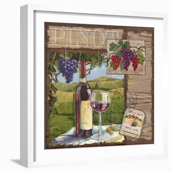 Wine Country Collage II-Paul Brent-Framed Art Print