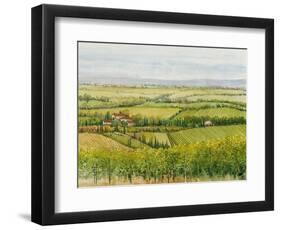 Wine Country View I-Tim O'toole-Framed Art Print