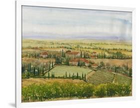 Wine Country View II-Tim O'toole-Framed Art Print