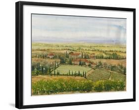 Wine Country View II-Tim O'toole-Framed Art Print