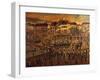 Wine Festival in Joigny-null-Framed Giclee Print