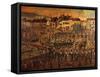 Wine Festival in Joigny-null-Framed Stretched Canvas