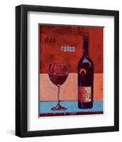 Wine for Two-Anna Flores-Framed Art Print