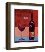 Wine for Two-Anna Flores-Framed Art Print