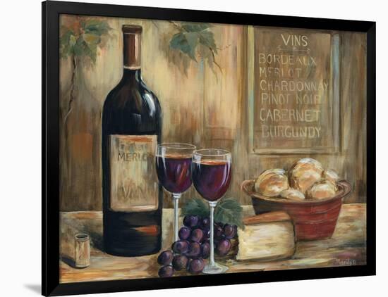 Wine For Two-Marilyn Dunlap-Framed Art Print