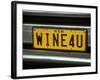 Wine for U Number Plate, Griffith, Australia-Steven Morris-Framed Photographic Print