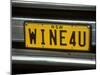 Wine for U Number Plate, Griffith, Australia-Steven Morris-Mounted Photographic Print