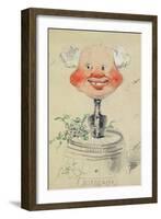 Wine from Bordeaux, 1857 (Pencil and W/C on Paper)-Claude Monet-Framed Giclee Print