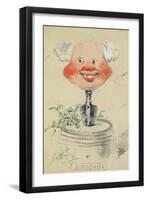 Wine from Bordeaux, 1857 (Pencil and W/C on Paper)-Claude Monet-Framed Giclee Print