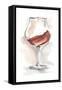 Wine Glass Study III-Ethan Harper-Framed Stretched Canvas