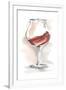 Wine Glass Study III-Ethan Harper-Framed Art Print