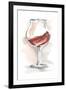 Wine Glass Study III-Ethan Harper-Framed Art Print