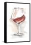 Wine Glass Study III-Ethan Harper-Framed Stretched Canvas