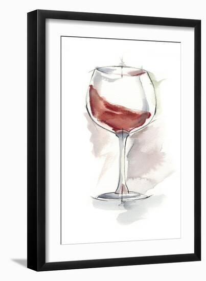 Wine Glass Study IV-Ethan Harper-Framed Art Print