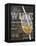 Wine Glass White-Lauren Gibbons-Framed Stretched Canvas