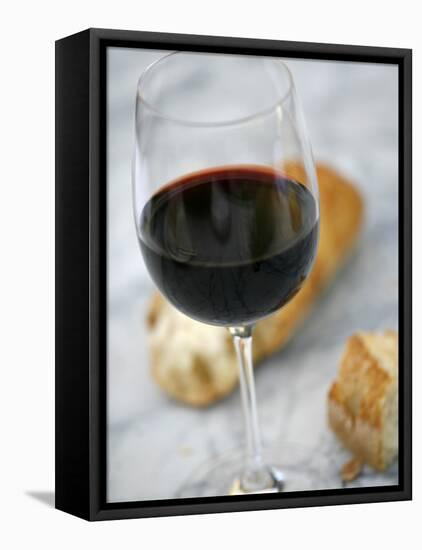 Wine Glass-Nicole Katano-Framed Stretched Canvas