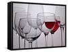 Wine Glasses-Monika Burkhart-Framed Stretched Canvas