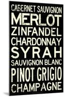 Wine Grape Types Art Print Poster-null-Mounted Poster