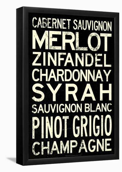 Wine Grape Types-null-Framed Poster