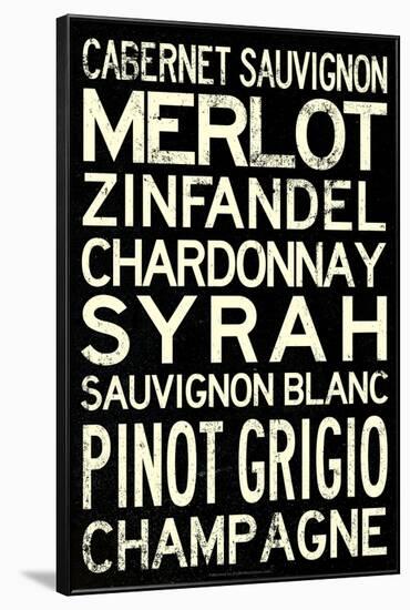 Wine Grape Types-null-Framed Poster