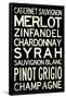 Wine Grape Types-null-Framed Poster