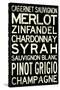 Wine Grape Types-null-Stretched Canvas