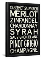 Wine Grape Types-null-Framed Poster