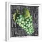 Wine Grapes II-Mary Beth Baker-Framed Art Print