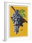 Wine Grapes-Lantern Press-Framed Art Print