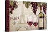 Wine in Paris I-Janelle Penner-Stretched Canvas