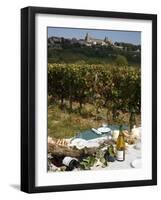 Wine in Vezelay, Yonne, Burgundy, France, Europe-null-Framed Photographic Print