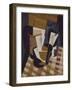 Wine Jug and Glass, 1916-Juan Gris-Framed Giclee Print