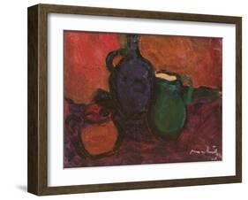 Wine Jug and Jar, 1961-Emil Parrag-Framed Giclee Print