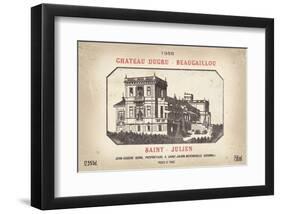 Wine Label III-The Vintage Collection-Framed Art Print