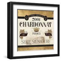 Wine Labels II-Pela Studio-Framed Art Print