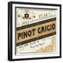 Wine Labels IV-Pela Design-Framed Art Print